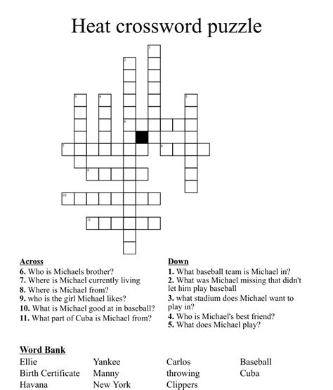 The Crossword Solver found 30 answers to "Moderate heat (6)", 6 letters crossword clue. The Crossword Solver finds answers to classic crosswords and cryptic crossword puzzles. Enter the length or pattern for better results. Click the answer to find similar crossword clues . Enter a Crossword Clue.